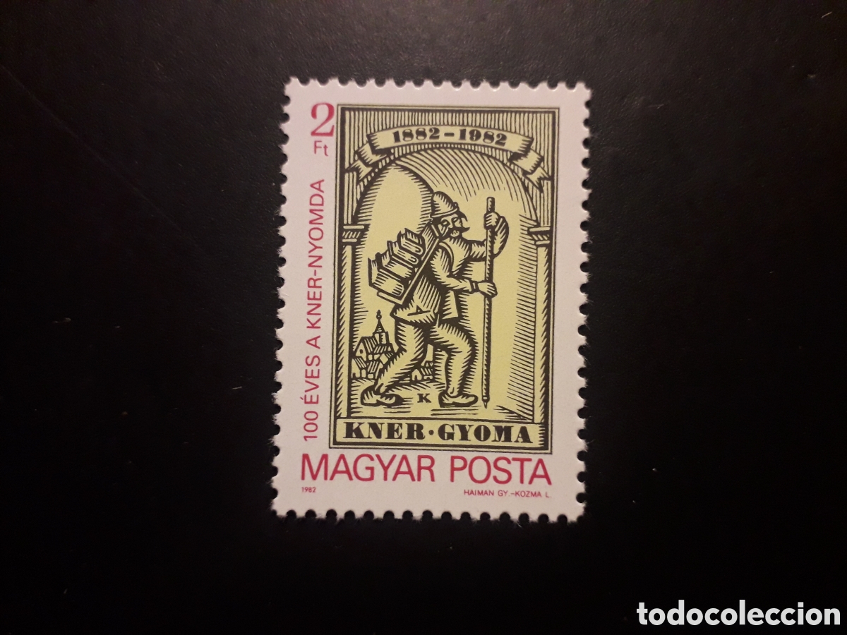 Sellos: HUNGR&Iacute;A YVERT 2823 SERIE COMPLETA NUEVA *** 1982 IMPRENTA KNER PEDIDO M&Iacute;NIMO 3&euro;