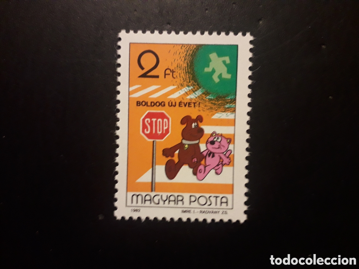 Sellos: HUNGR&Iacute;A YVERT 2846 SERIE COMPLETA NUEVA *** 1982 SEGURIDAD VIAL DIBUJOS ANIMADOS PEDIDO M&Iacute;NIMO 3&euro;
