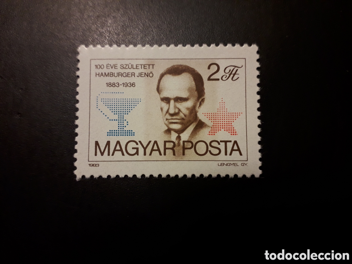 Sellos: HUNGR&Iacute;A YVERT 2853 SERIE COMPLETA NUEVA *** 1983 JENO HAMBURGUER, NEDICINA PEDIDO M&Iacute;NIMO 3&euro;