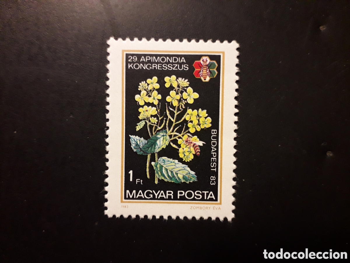 Sellos: HUNGR&Iacute;A YVERT 2871 SERIE COMPLETA NUEVA *** 1983 CONGRESO APICULTURA ABEJA INSECTOS PEDIDO M&Iacute;NIMO 3&euro;