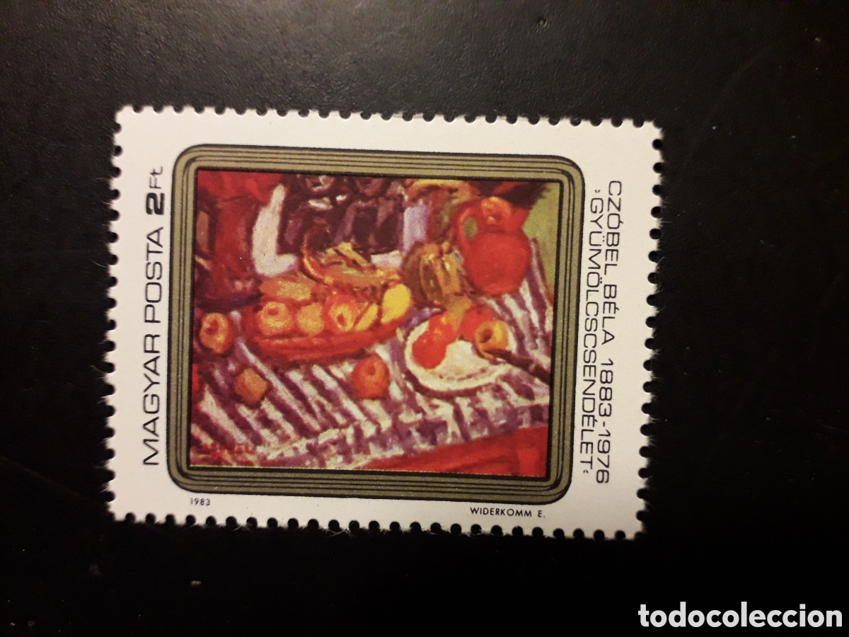 Sellos: HUNGR&Iacute;A YVERT 2874 SERIE COMPLETA NUEVA *** 1983 PINTURAS, B&Eacute;LA CZOBEL, PEDIDO M&Iacute;NIMO 3&euro;