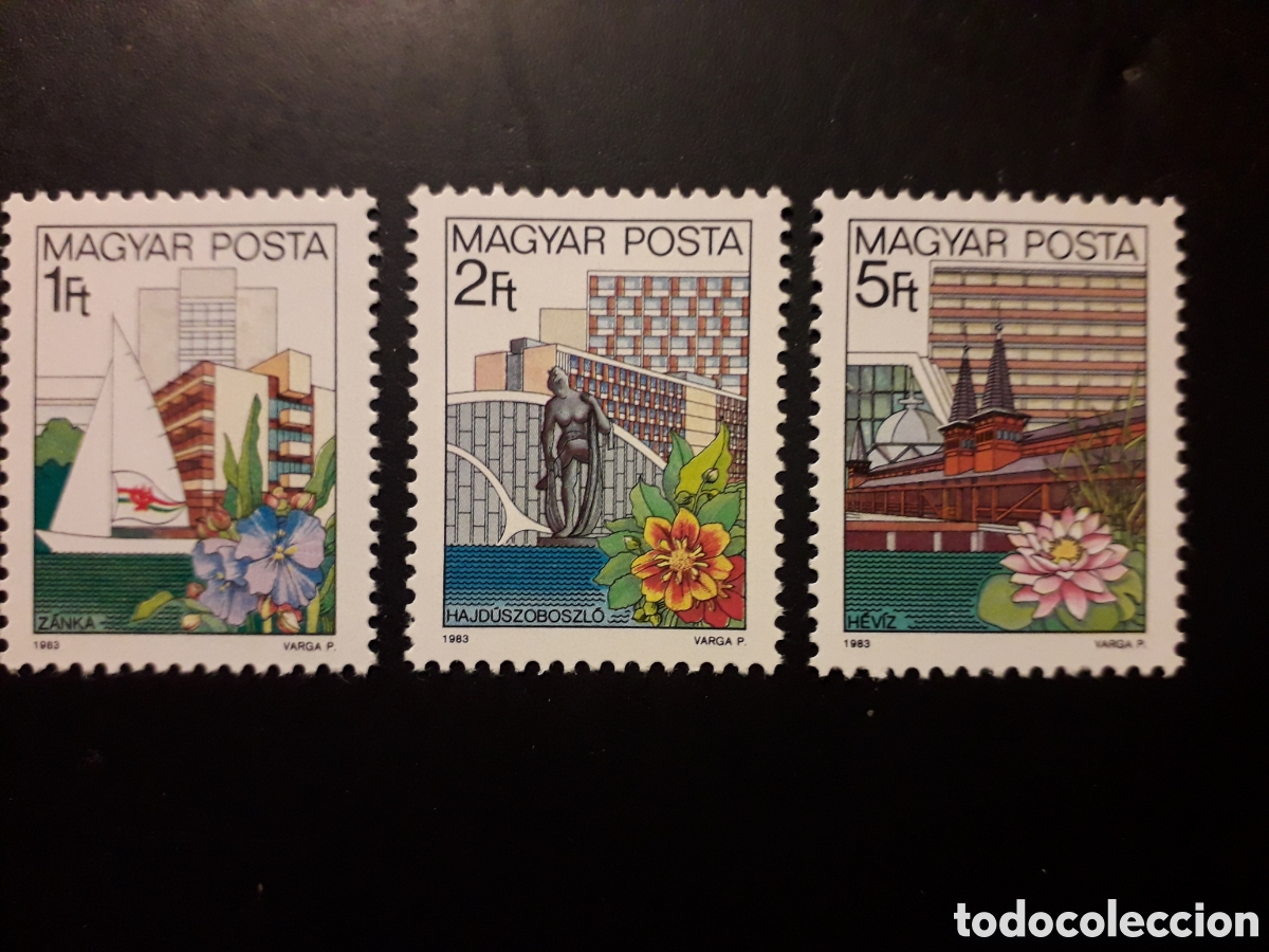 Sellos: HUNGR&Iacute;A YVERT 2884/6 SERIE COMPLETA NUEVA *** 1983 TURISMO PEDIDO M&Iacute;NIMO 3&euro;