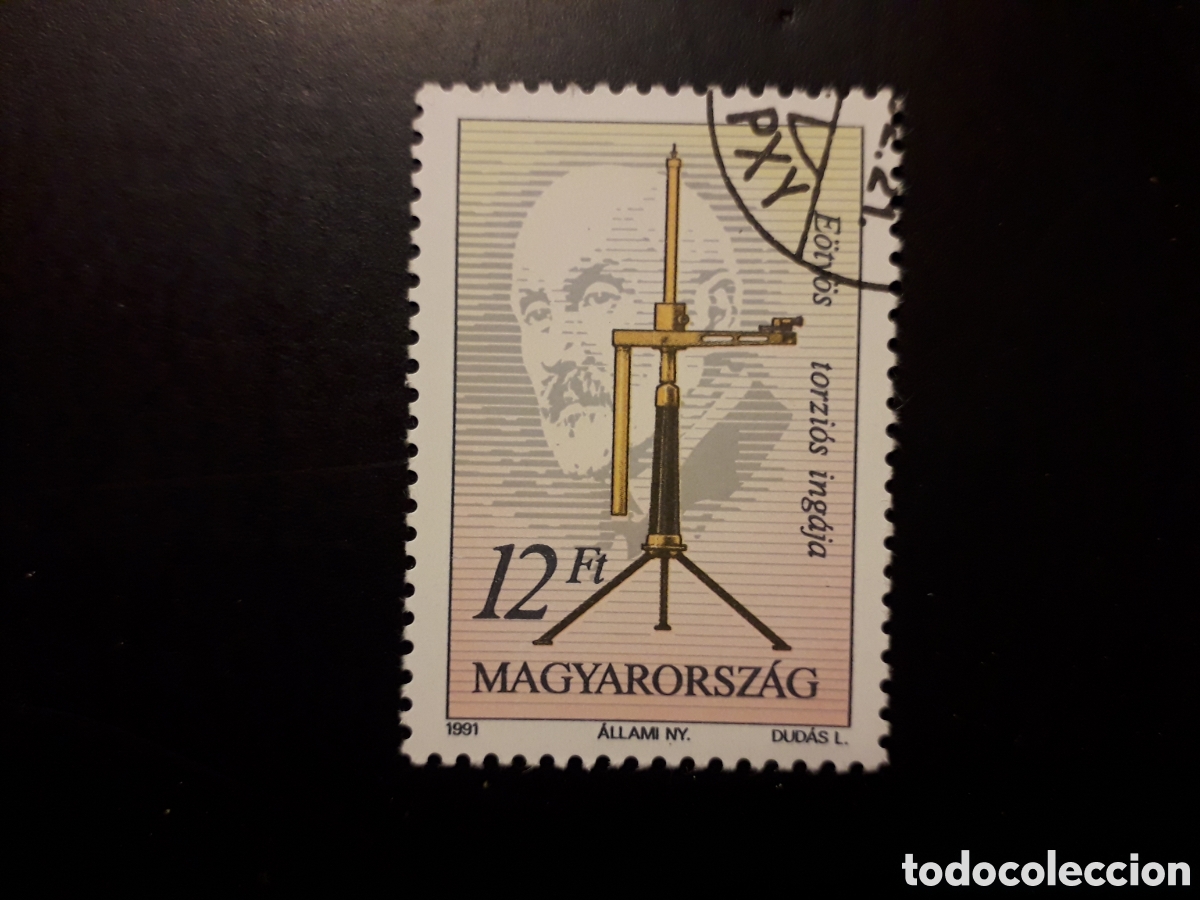 Sellos: HUNGR&Iacute;A YVERT 3306 SERIE COMPLETA USADA 1991 P&Eacute;NDULO DE TORSI&Oacute;N, F&Iacute;SICA PEDIDO M&Iacute;NIMO 3&euro;