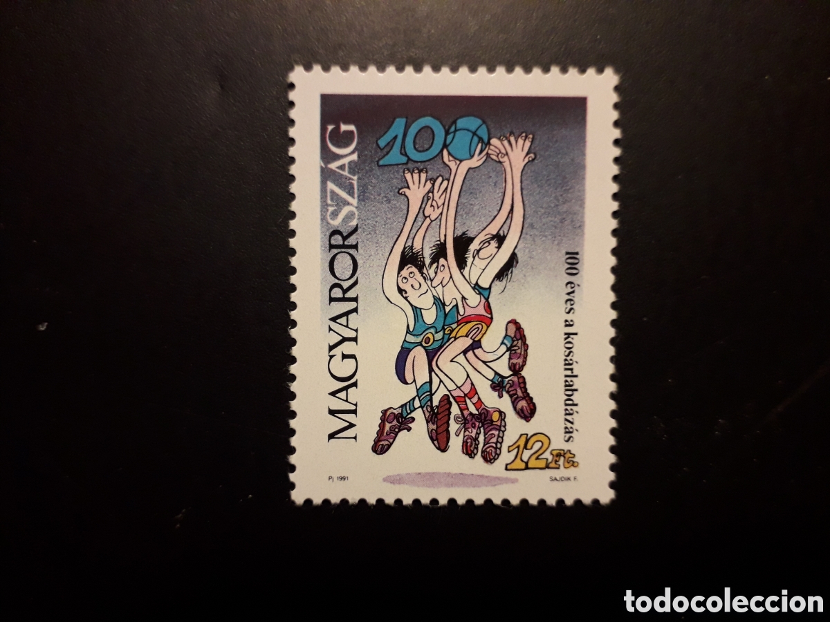 Sellos: HUNGR&Iacute;A YVERT 3331 SERIE COMPLETA NUEVA *** 1991 DEPORTES BALONCESTO PEDIDO M&Iacute;NIMO 3&euro;