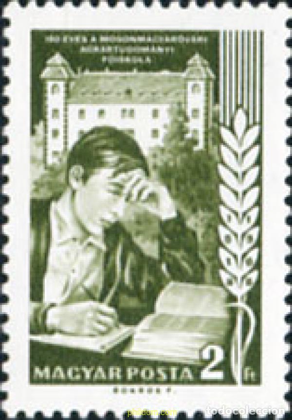 Sellos: 191206 MNH HUNGRIA 1968 ESCUELA AGRARIA