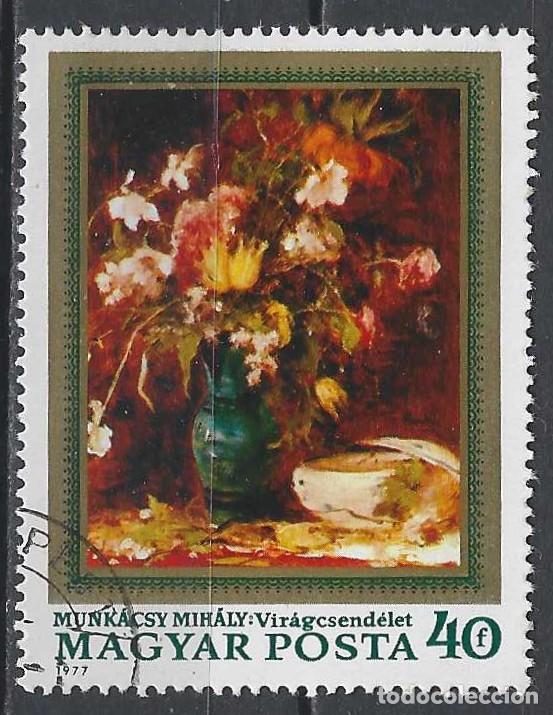 Sellos: HUNGR&Iacute;A 1977 - PINTURA - USADO