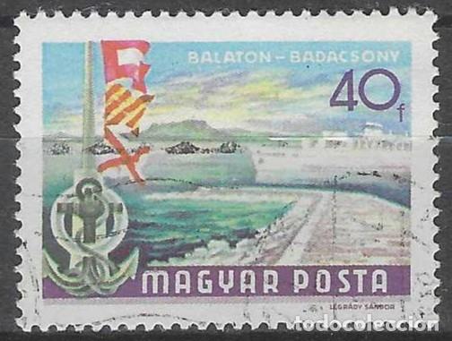 Sellos: HUNGR&Iacute;A 1969 - LAGO BALAT&Oacute;N - USADO