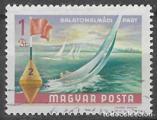 Stamps: HUNGR&Iacute;A 1968 - PAISAJES DEL LAGO BALAT&Oacute;N - USADO