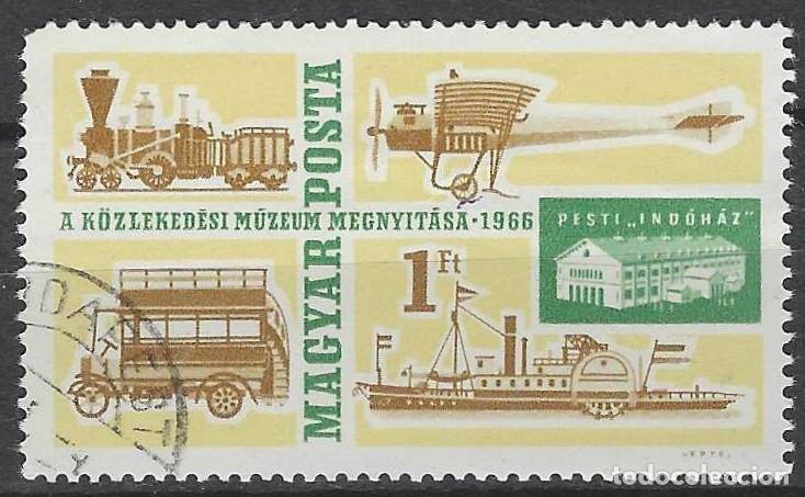 Stamps: HUNGR&Iacute;A 1966 - REAPERTURA DEL MUSEO DE TELECOMUNICACIONES - USADO