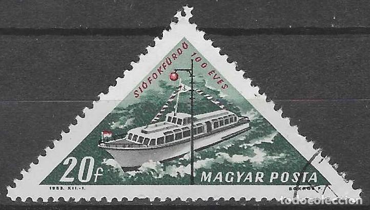 Stamps: HUNGR&Iacute;A 1963 - BARCO TUR&Iacute;STICO - USADO