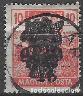 Sellos: HUNGR&Iacute;A 1920 - SELLO DE 1919 CON DOBLE SOBRECARGA, ROSA - USADO