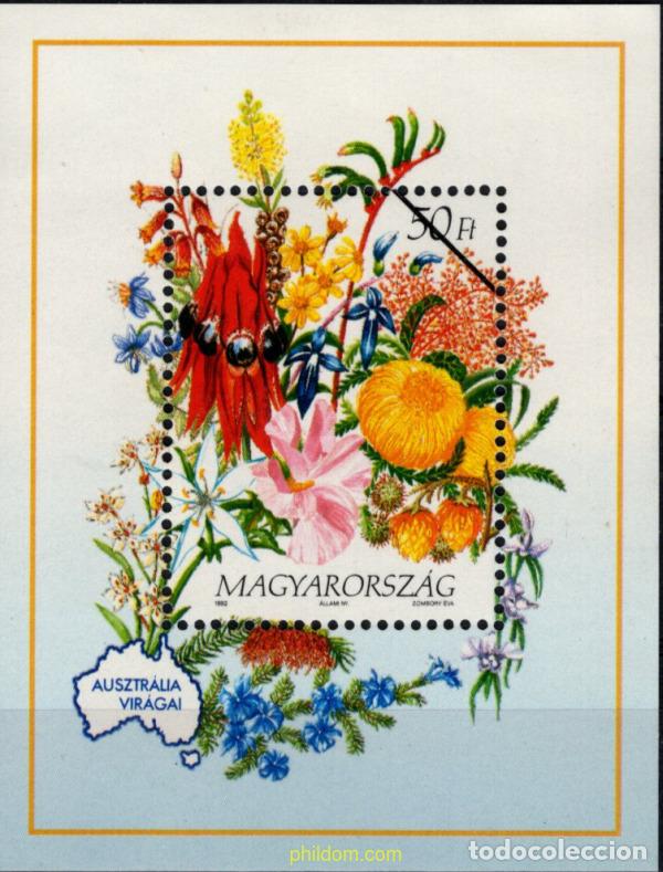 Sellos: 793771 MNH HUNGRIA 1992 FLORES AUSTRALIANAS