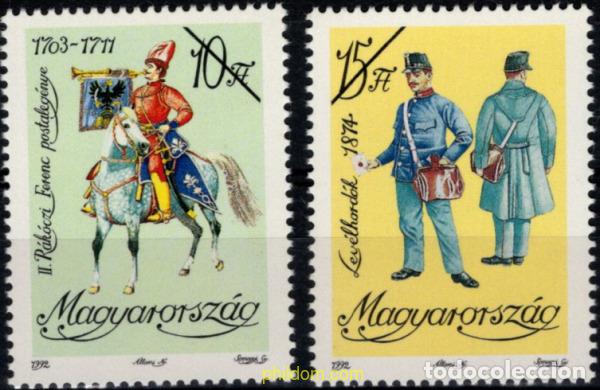 Sellos: 793823 MNH HUNGRIA 1992 UNIFORMES DE CORREOS