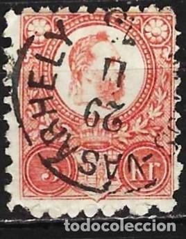 Sellos: Hungr&iacute;a 1871 - Mi 10a - YT 9 - El rey Francisco Jos&eacute; I