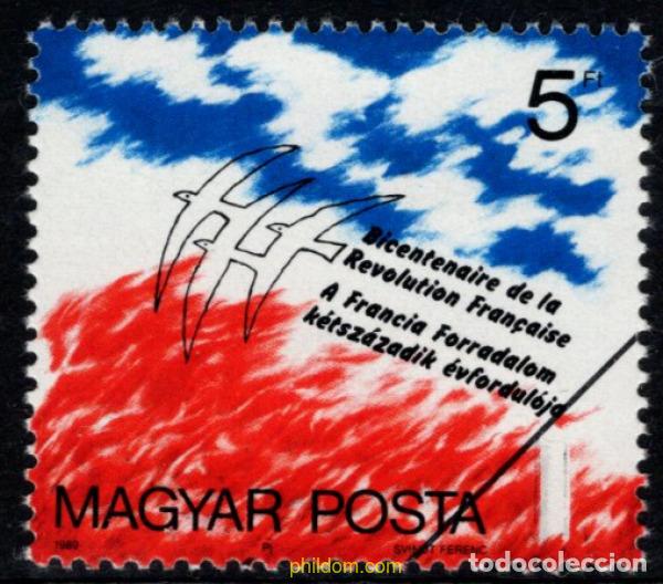 Sellos: 793846 MNH HUNGRIA 1989 BICENTENARIO DE LA REVOLUCION FRANCESA