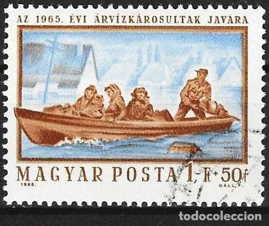 Sellos: Hungria 1965 - Mi 2151 - YT 1764 - Ayuda a las v&iacute;ctimas de las inundaciones del Danubio