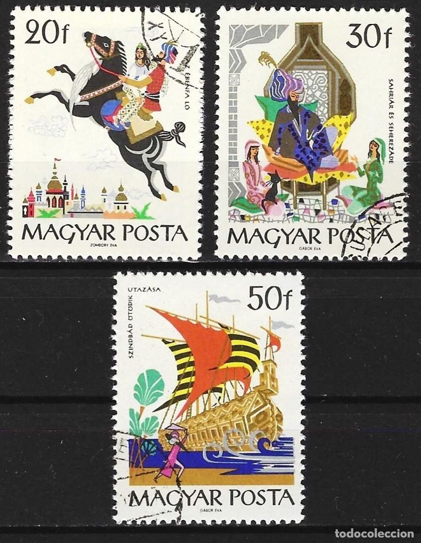 Sellos: Hungria 1965 - Mi 2184 a 2186 - YT 1780 a 1782 - Los cuentos de Las mil y una noche