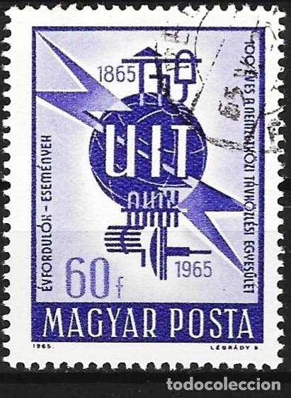 Sellos: Hungria 1965 - Mi 2124 - YT 1732 - Centenario de la IUT
