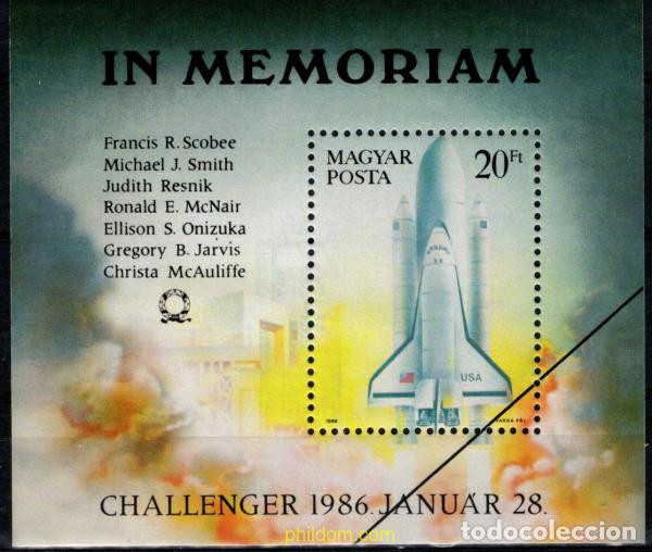 Sellos: 794114 MNH HUNGRIA 1986 EN MEMORIA DEL CHALLENGER