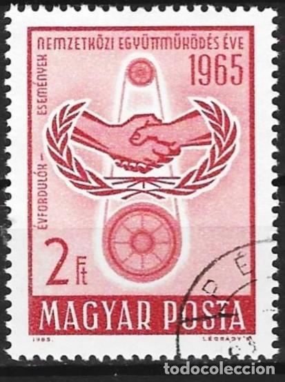 Sellos: Hungria 1965 - Mi 2136 - YT 1743 - Cooperaci&oacute;n internacional
