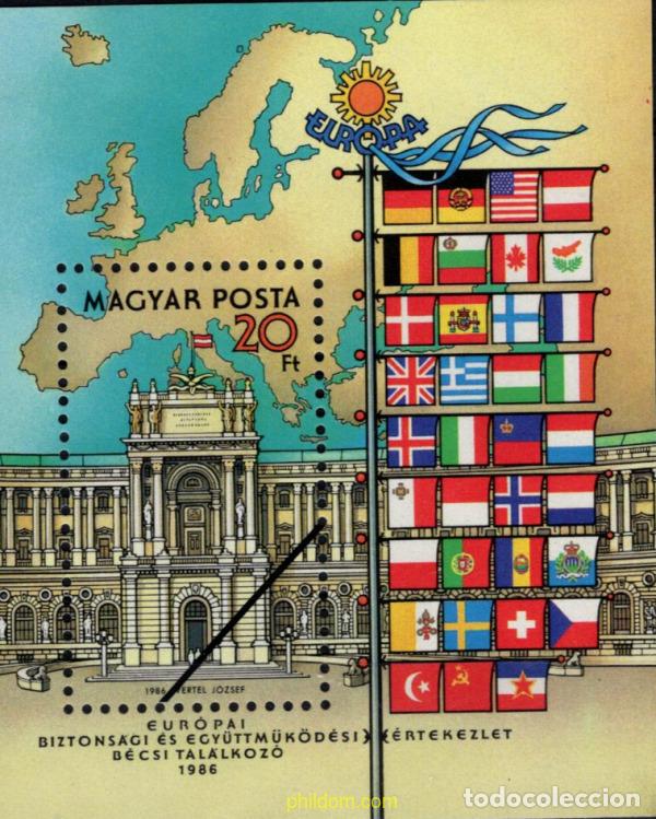 Sellos: 794159 MNH HUNGRIA 1986 CONFERENCIA SOBRE SEGURIDAD Y COOPERACION EN EUROPA