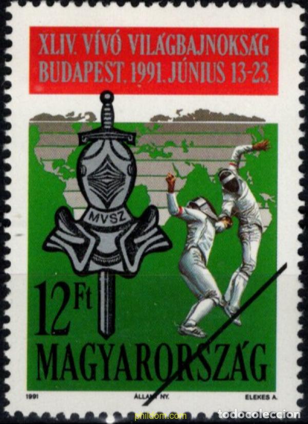 Sellos: 794173 MNH HUNGRIA 1991 ESGRIMA.
