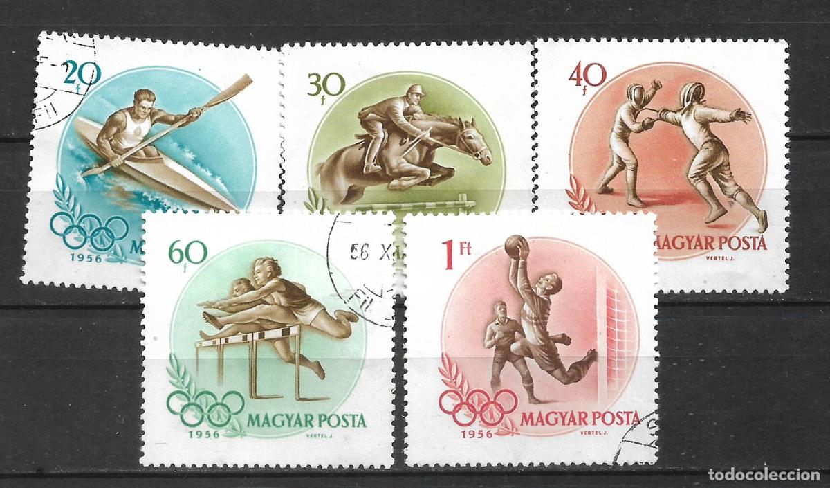 Sellos: hungria 1956 sellos usado - 34/14
