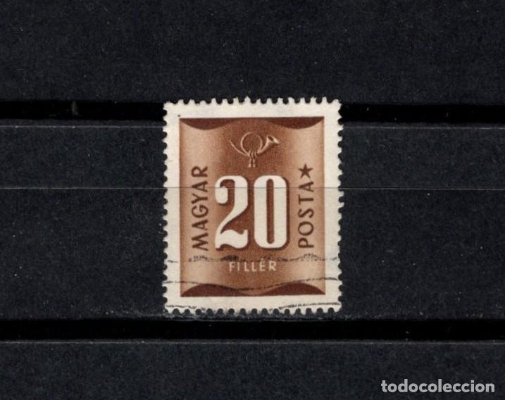 Briefmarken: Sello usado. Sello tasa de 20 fill&eacute;r. 1951 diciembre. Yvert 184.
