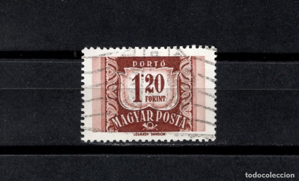 Sellos: Sello usado. Sello tasa de 1,20 forint. 1958 marzo. Yvert T232A.