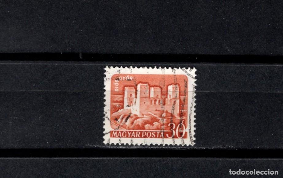 Sellos: Sello usado. Castillo de Di&ouml;sgy&ouml;r. Sello de 30 filler. 1960 febrero. Yvert 1337.