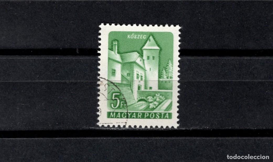 Sellos: Sello usado. Castillo de K&ouml;szeg. Sello de 5 Forint. 1960 febrero. Yvert 1343.