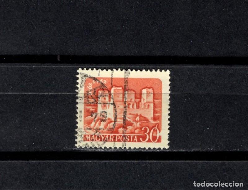 Sellos: Sello usado. Castillo de Di&ouml;sgy&ouml;r. Sello de 30 filler. 1960 septiembre. Yvert 1397.