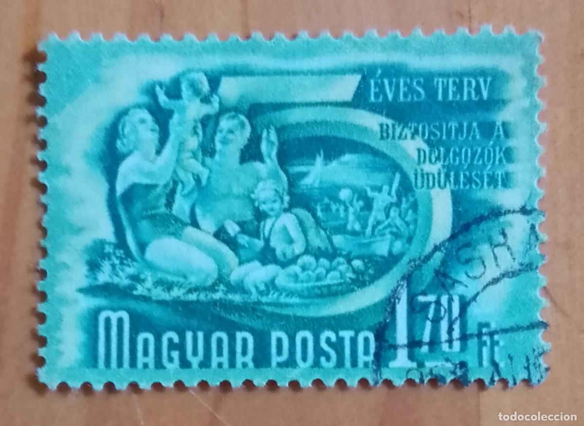 Sellos: HUNGRIA - V/F 1,70 FT - &Eacute;VES TERV, PLAN ANUAL - Foto 1