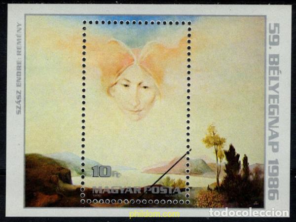 Sellos: 794495 MNH HUNGRIA 1986 DIA DEL SELLO
