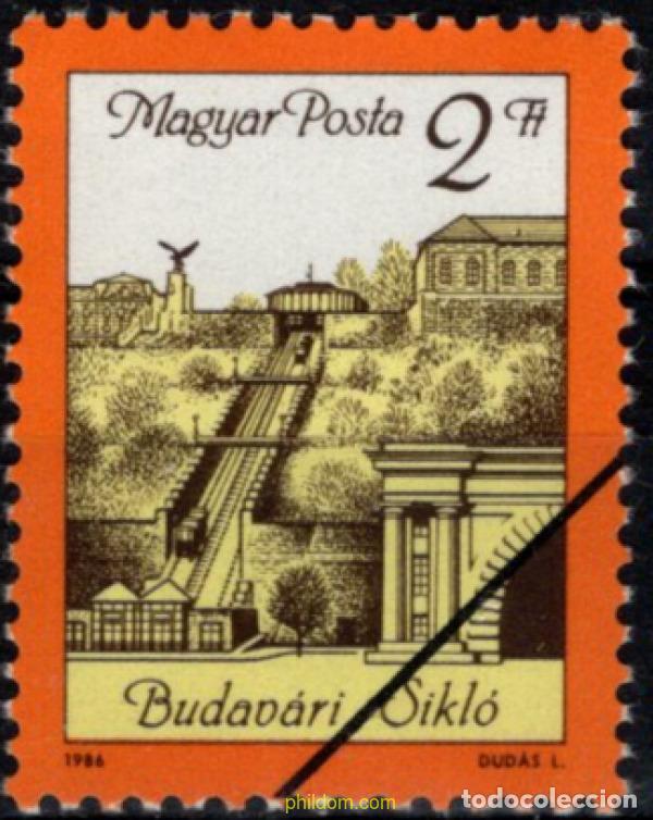 Sellos: 794529 MNH HUNGRIA 1986 FUNICULAR DEL CASTILLO DE BUDA