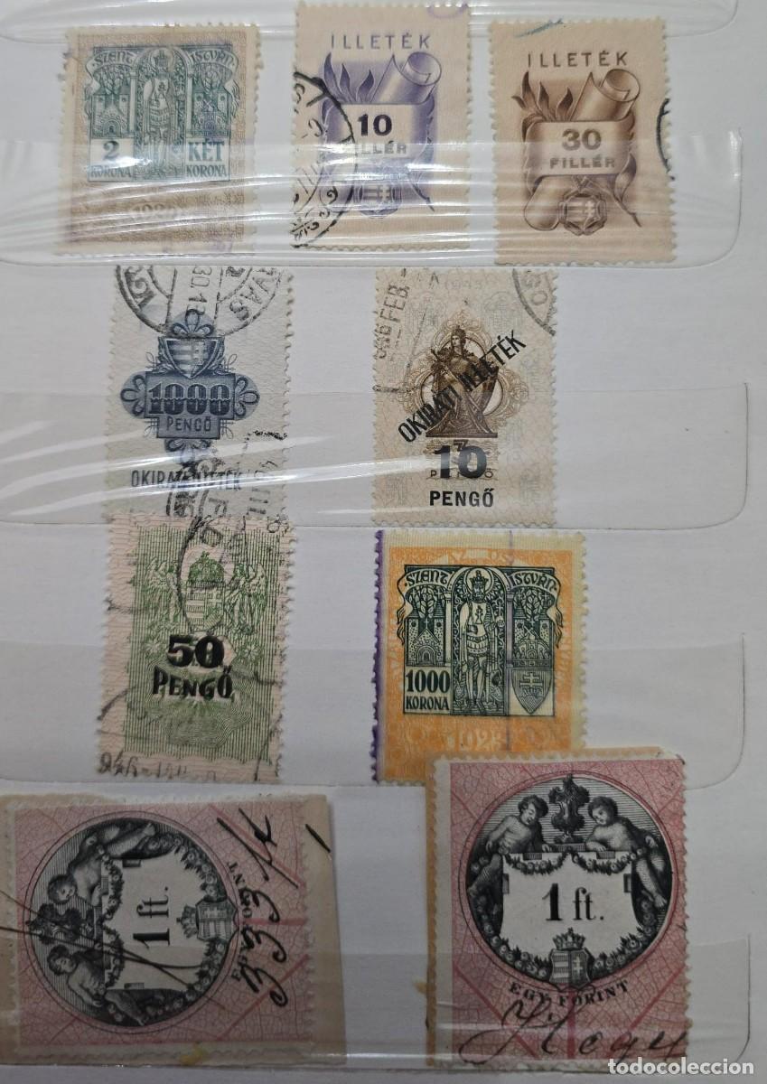 Sellos: MI) 1925 HUNGARY, FISCAL STAMPS, 10 AND 30 FILL&Eacute;R STAMPS WITH THE INSCRIPTION &rdquo;ILLET&Eacute;K&rdquo;, GREEN STAMP