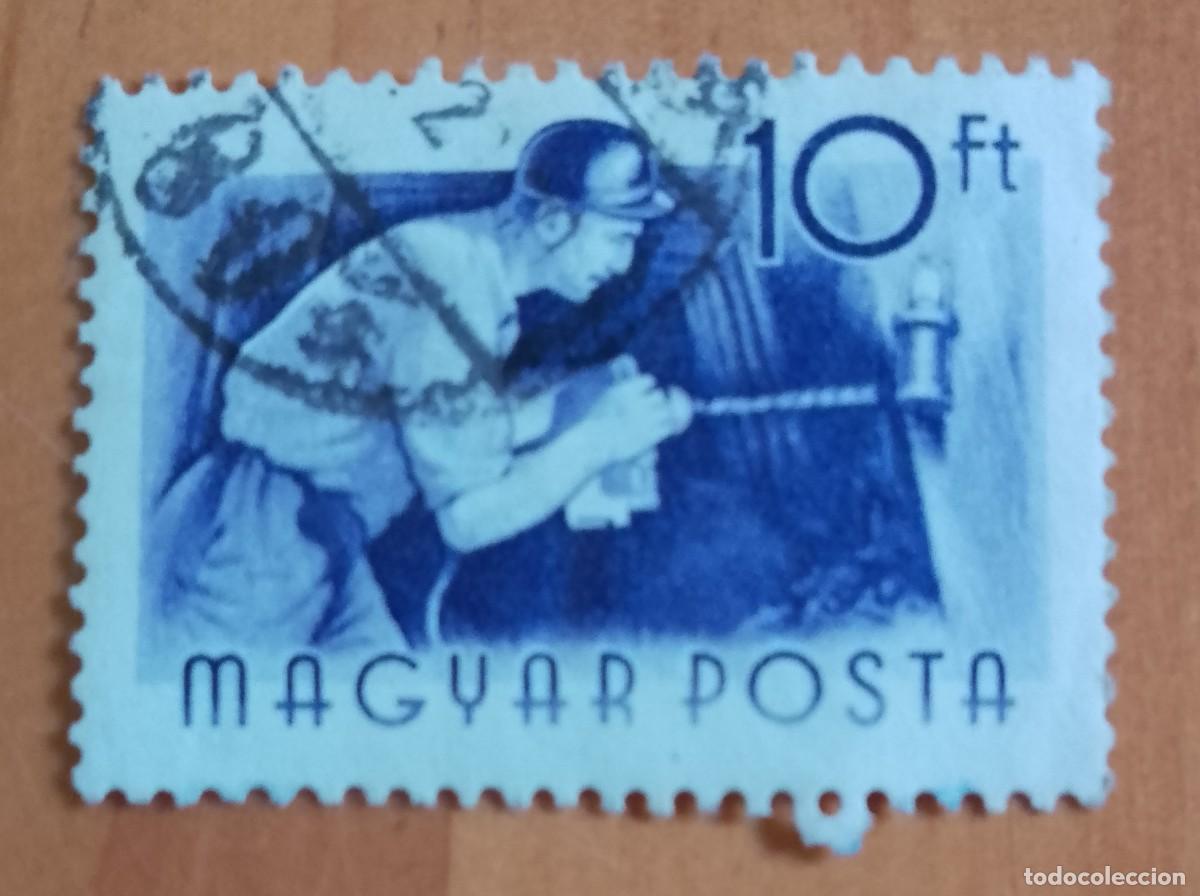 Sellos: HUNGRIA - V/F 10 FT - A&Ntilde;O 1955- OFICIOS, PROFESIONES.