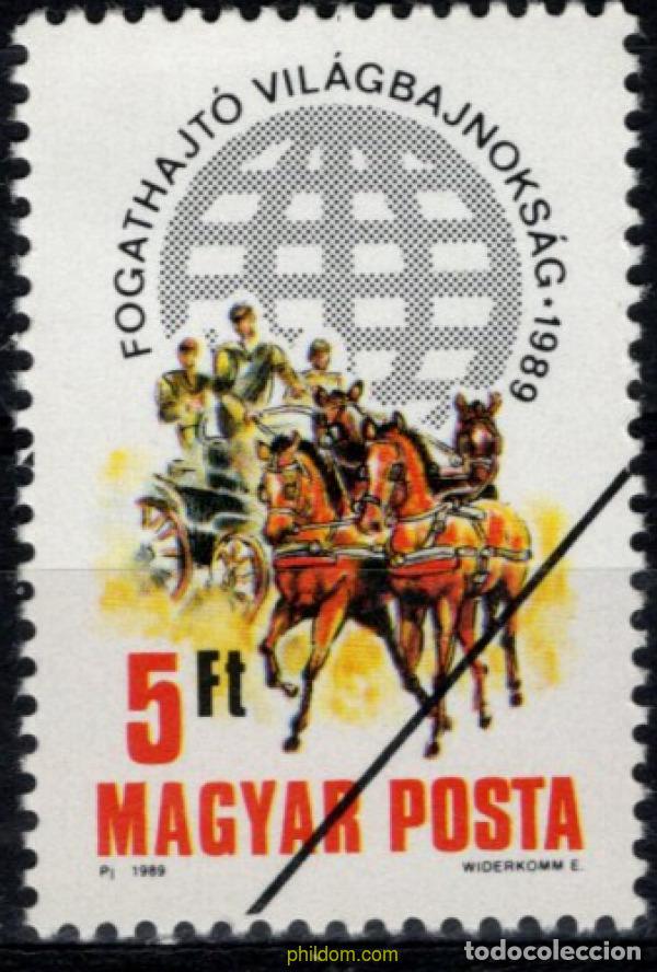 Sellos: 794554 MNH HUNGRIA 1989 CARRERAS DE CABALLOS