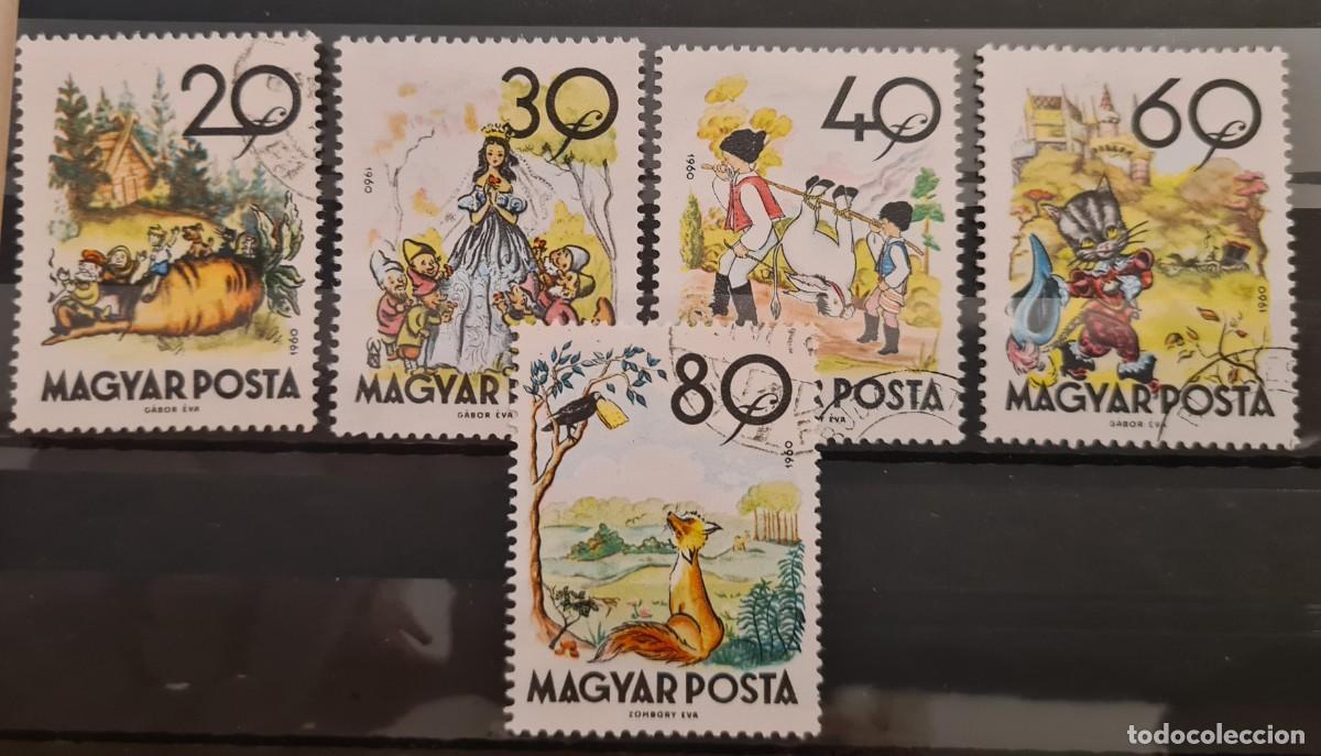 Sellos: Serie de sellos usados de Hungr&iacute;a 1960: f&aacute;bulas