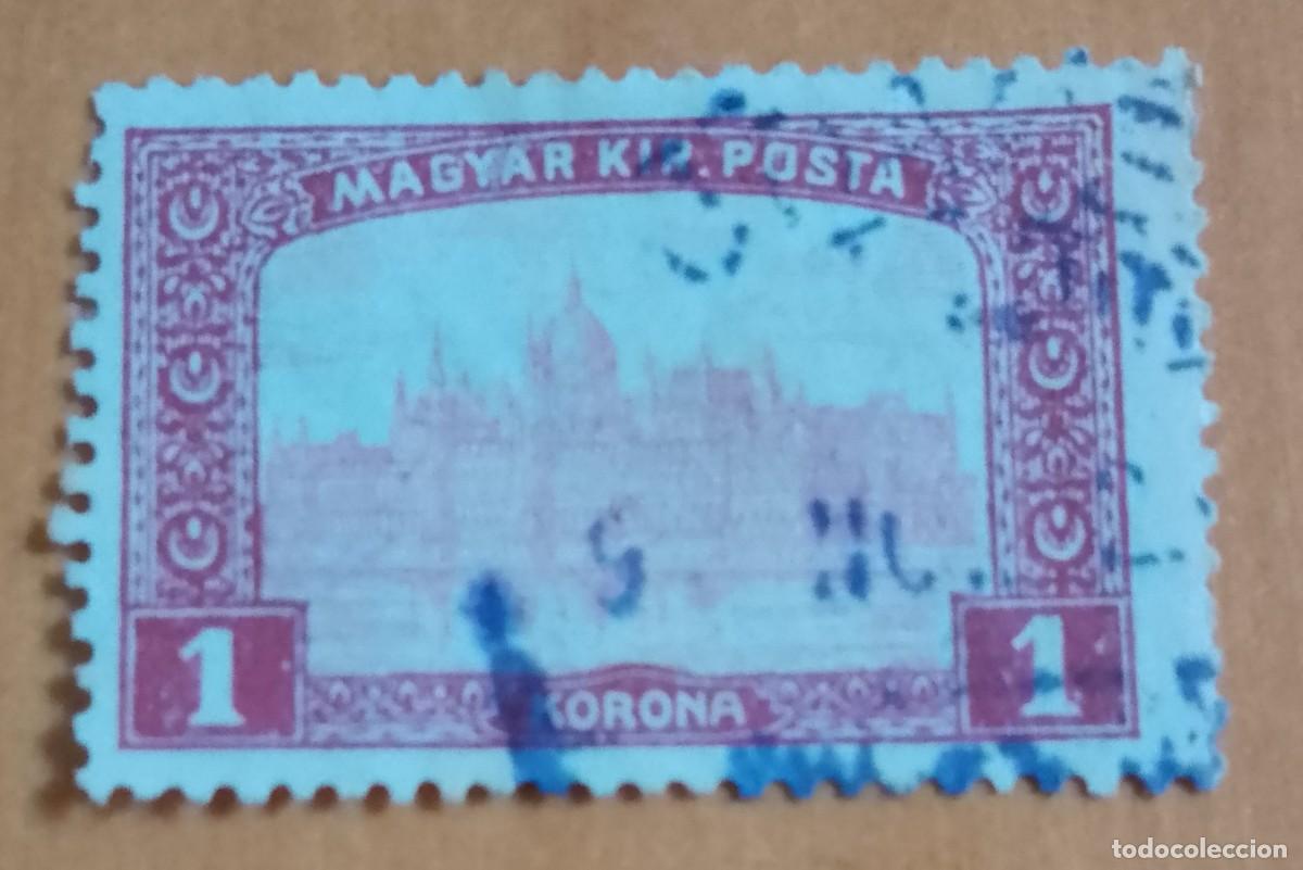 Sellos: HUNGRIA - V/F 1 KORONA - PARLAMENTO