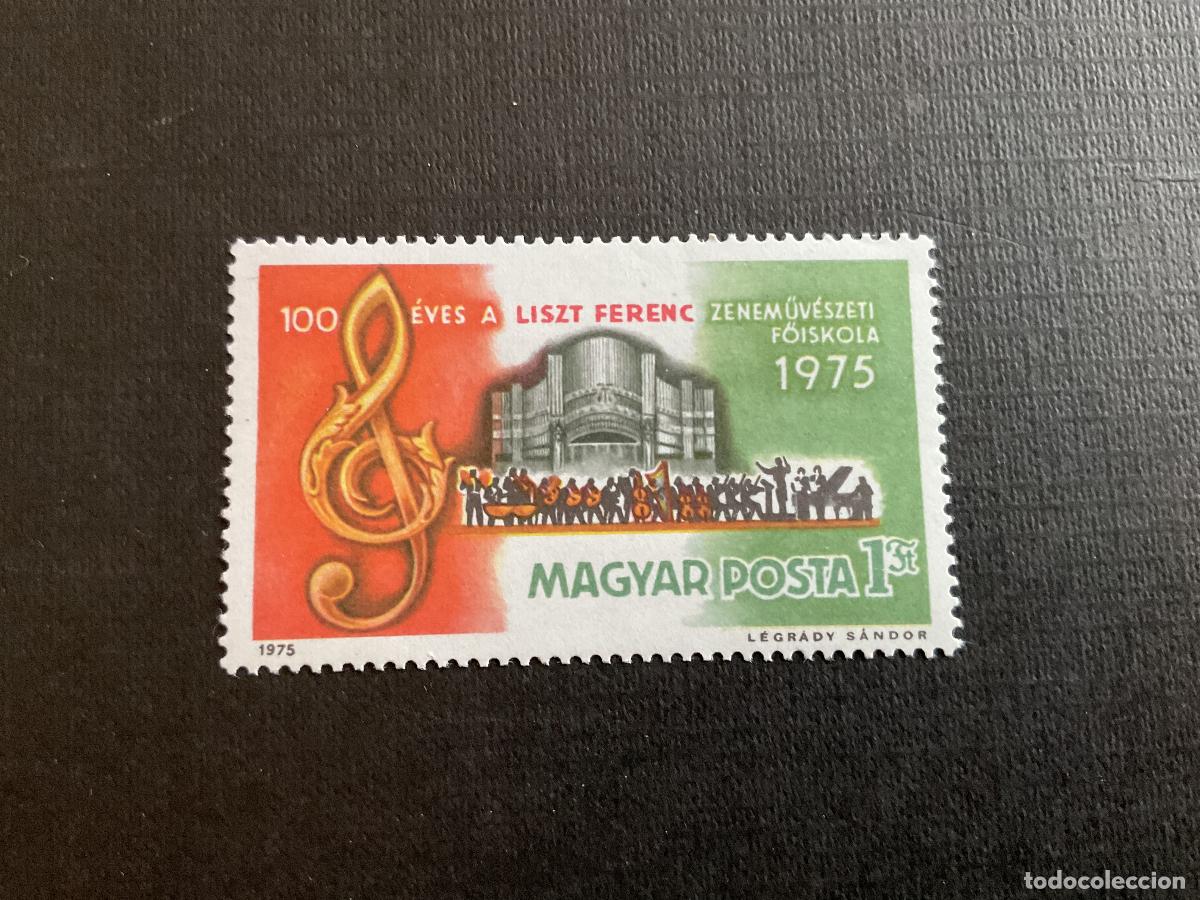 Sellos: HUNGRIA N&ordm; YVERT 2463*** A&Ntilde;O 1975. CENTENARIO DEL CONSERVATORIO FRANZ LISZT