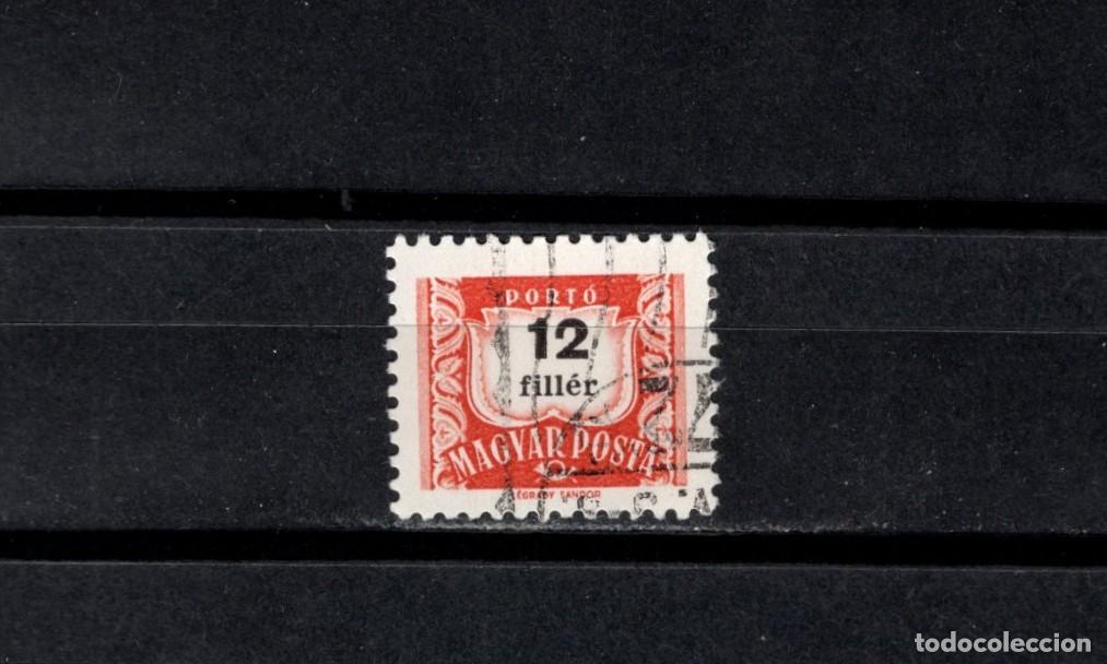 Sellos: Sello usado. Tasas Postales. Sello de 12 filler. 1964. Yvert T220B.