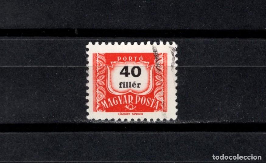 Sellos: Sello usado. Tasas Postales. Sello de 40 filler. 1964. Yvert T227B.