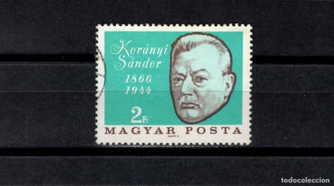 Sellos: Usado. Centenario nacimiento S&aacute;ndor Kor&aacute;nyi. Sello de 2 florines. 1966 junio. Yvert 1842.