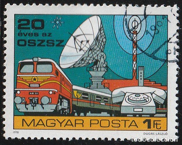 Sellos: Hungria 1978 Scott 2540 Sello * Aniv. WHO Conferencia Ministros de Correos de los Pa&iacute;ses Socialistas