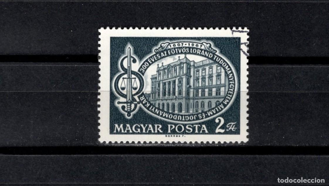 Sellos: Usado. 300 A&ntilde;os Facultad Derecho y Ciencias Pol&iacute;ticas. Budapest. 2 florines. 1967 octubre. Yvert 192