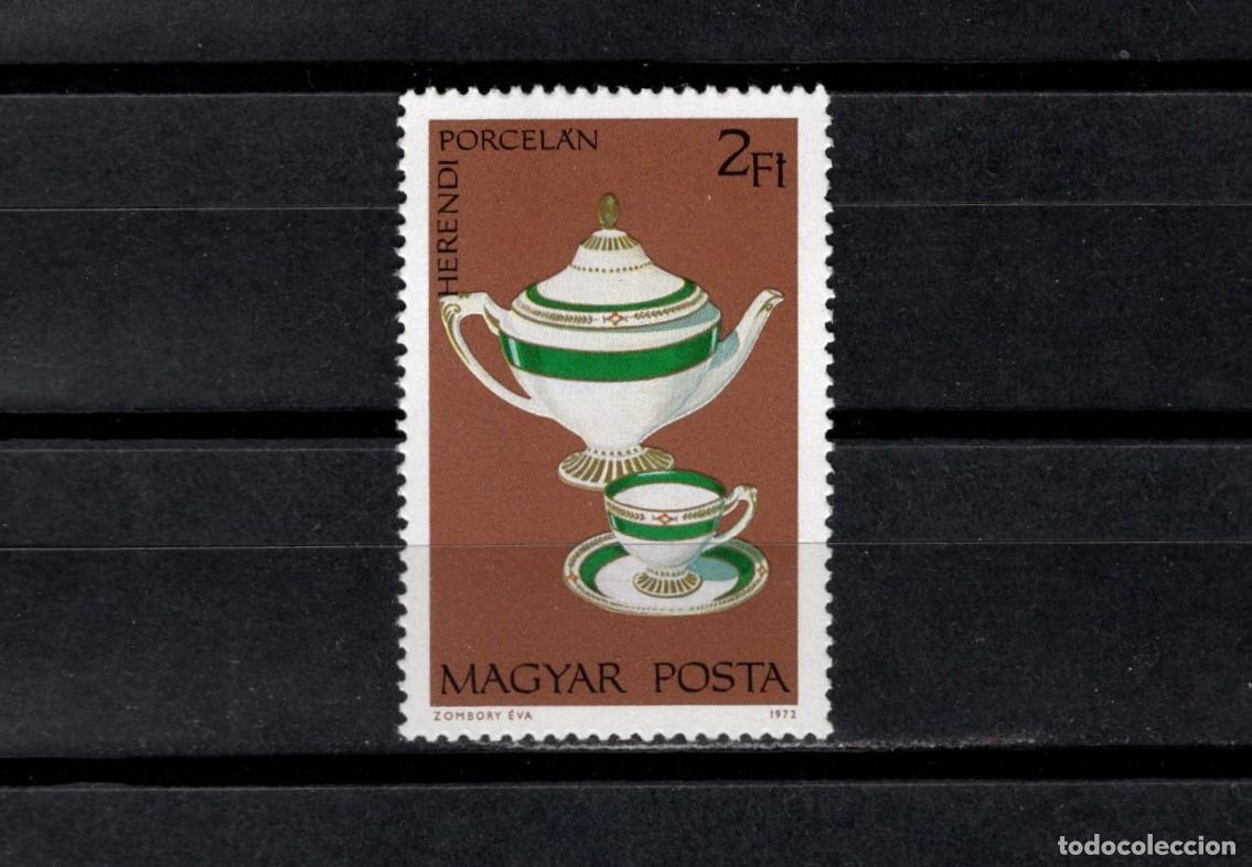 Sellos: Usado. Porcelana F&aacute;brica Herend. Servicio Imperio. Septiembre 1972. Yvert 2262.