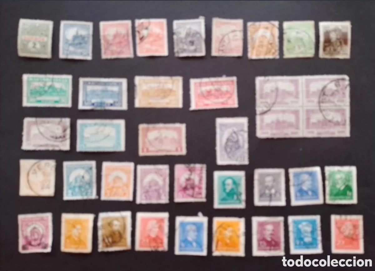 Sellos: LOTE DE SELLOS HUNGR&Iacute;A - Foto 2