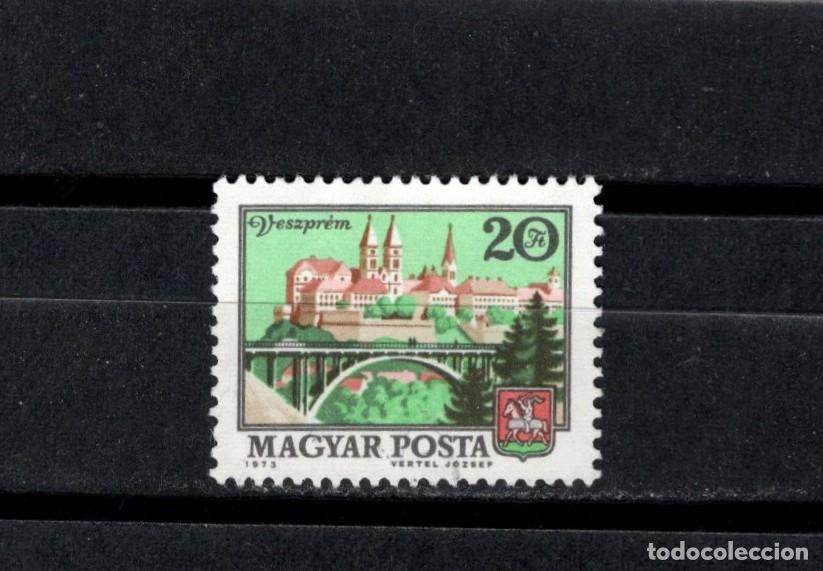 Sellos: Sello usado. Ciudades. Veszprem. 1973. Yvert 2312.