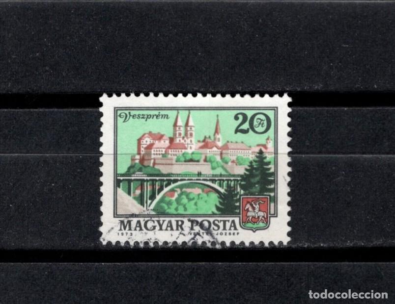 Sellos: Sello usado. Ciudades. Veszprem. 1973. Yvert 2312.